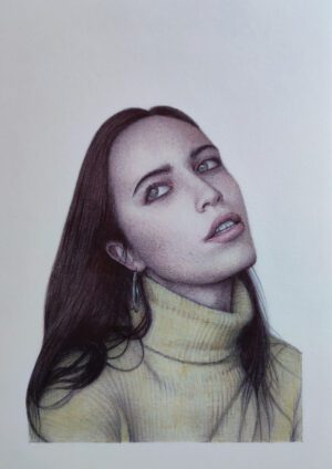 woman in yellow - Jose Moreno Melli